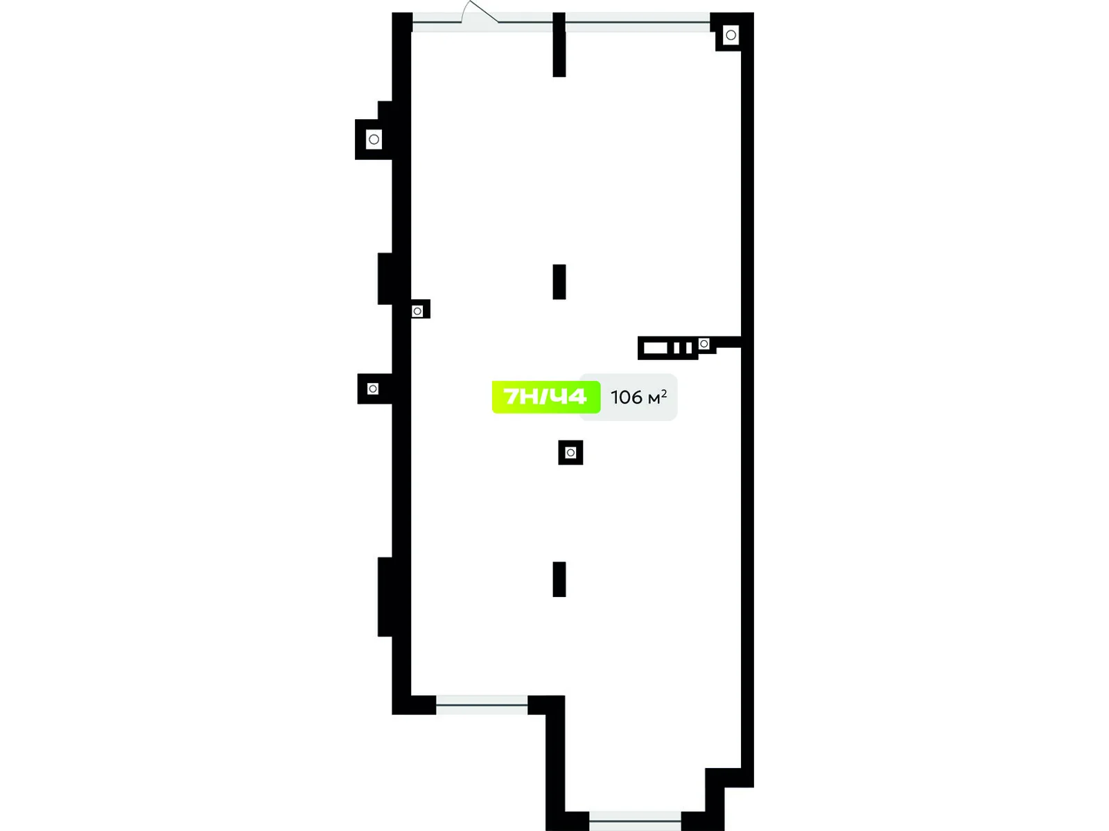 Продается офис 106 кв. м в бизнес-центре, цена: 233200 $ - фото 1