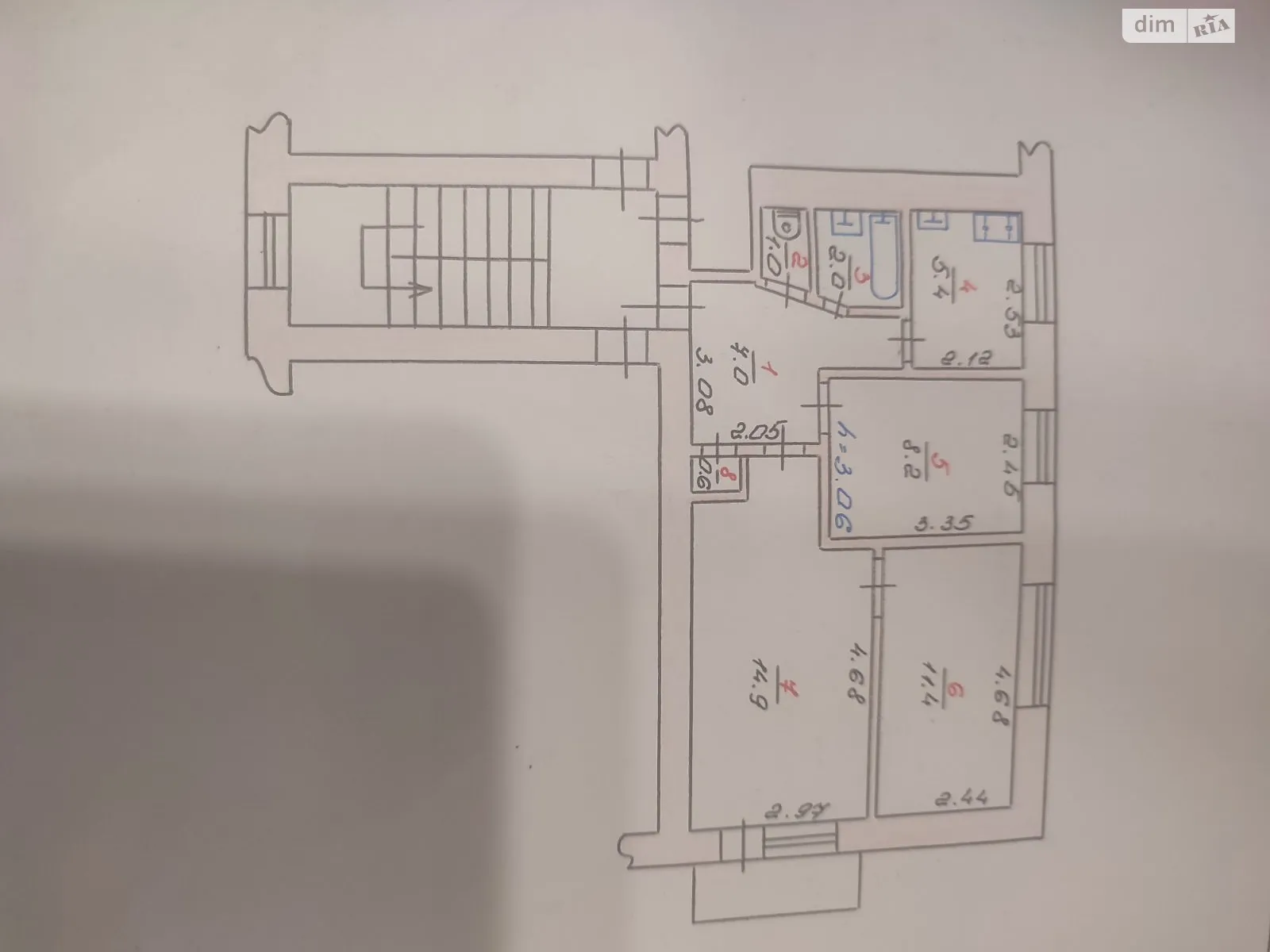Продается 3-комнатная квартира 52 кв. м в Хмельницком, ул. Трудовая, 11 - фото 1