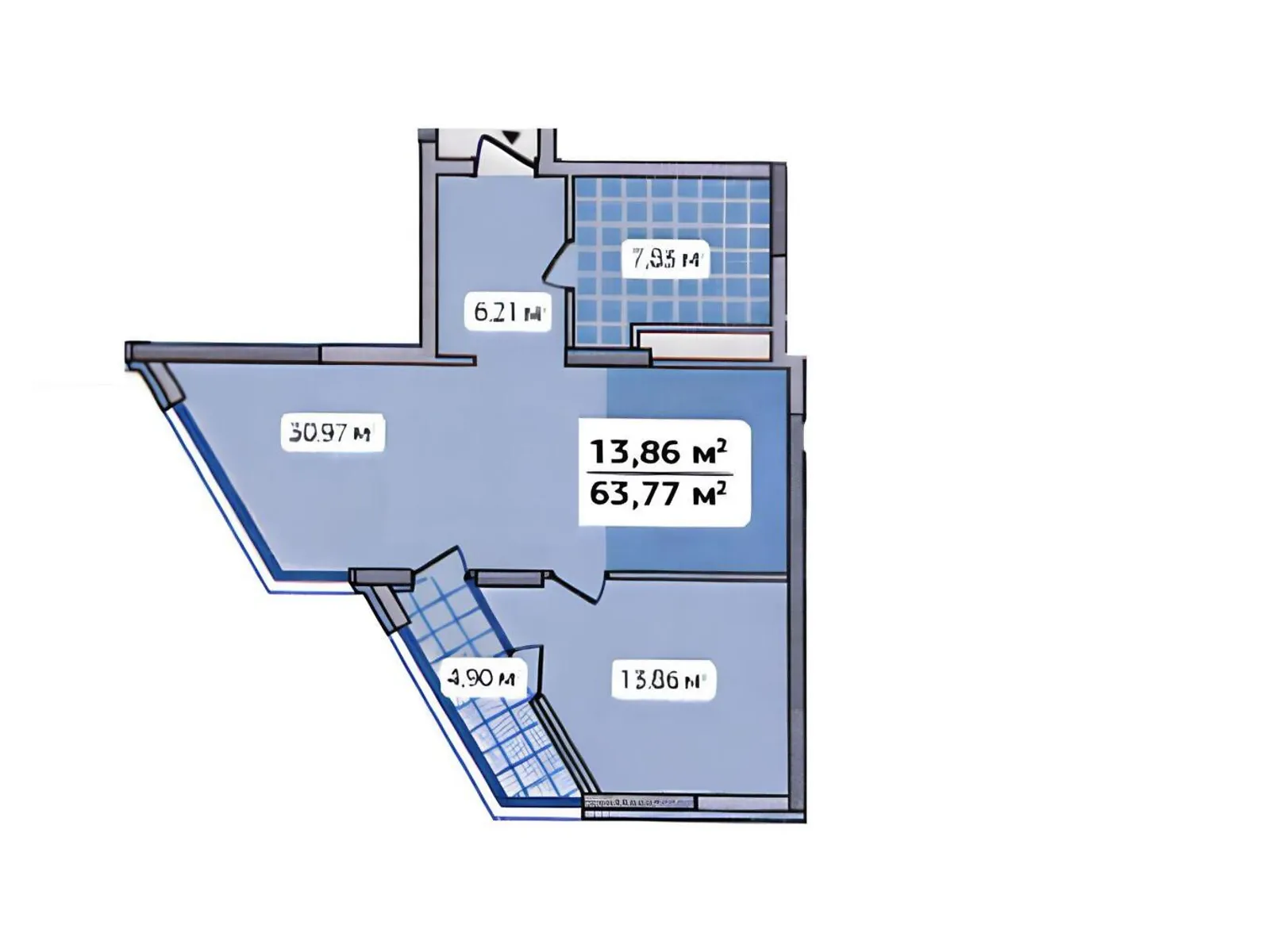 Продается офис 64 кв. м в бизнес-центре, цена: 97000 $ - фото 1
