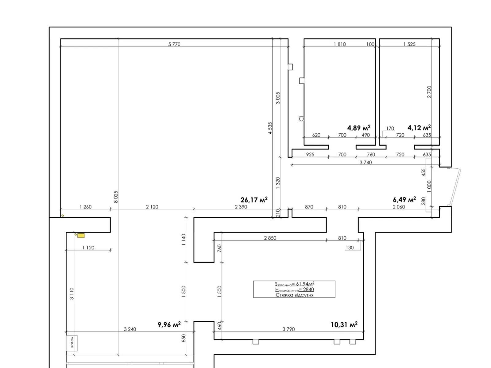 Продается 1-комнатная квартира 62 кв. м в Винниках, ул. Лисика, 1А - фото 1