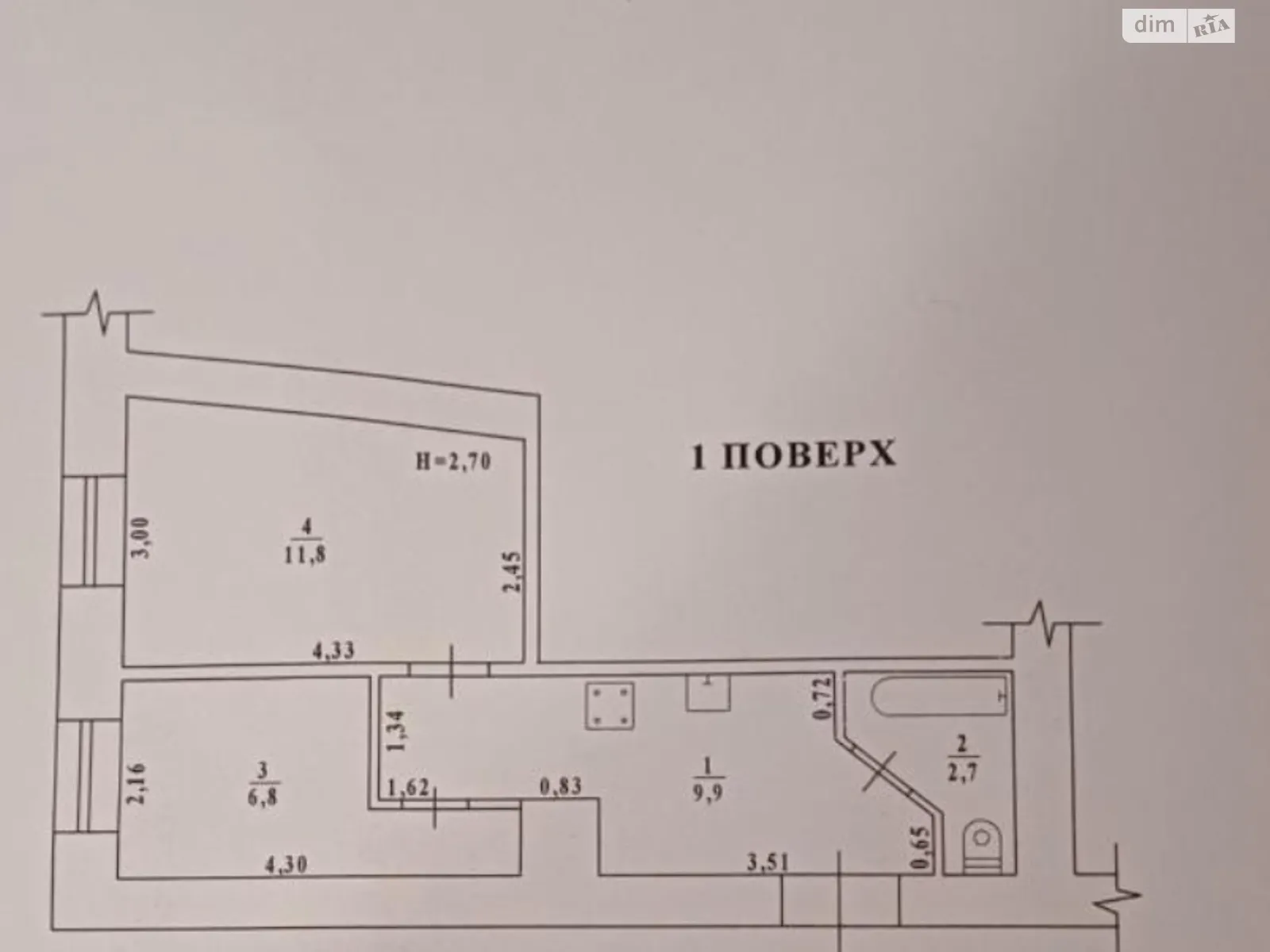 Продается 2-комнатная квартира 32 кв. м в Одессе, ул. Средняя, 14 - фото 1