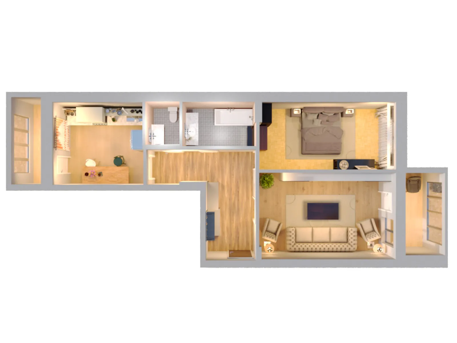 Продается 2-комнатная квартира 70 кв. м в, цена: 2310000 грн - фото 1