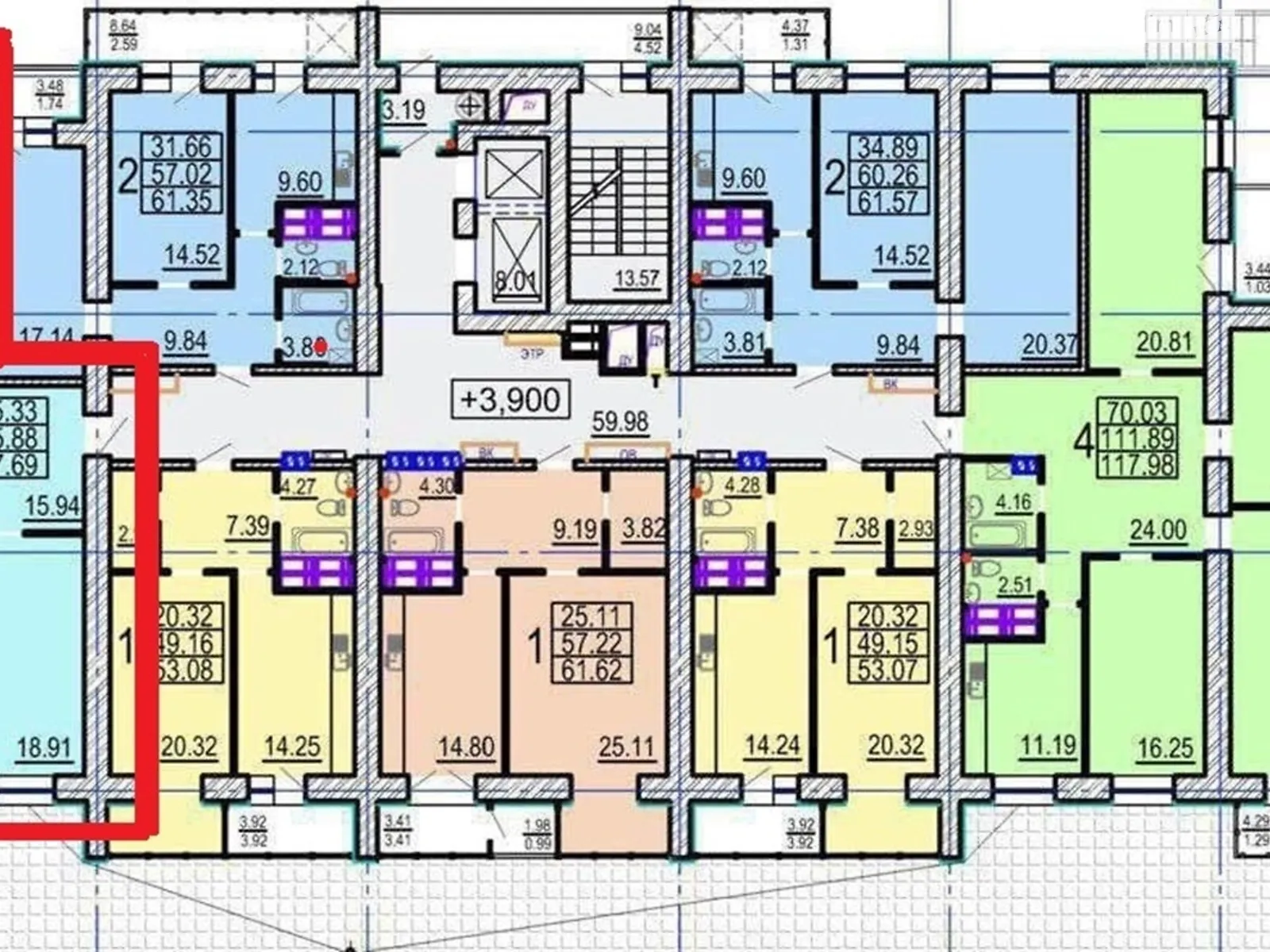 Продается 2-комнатная квартира 78 кв. м в Харькове, ул. Клочковская, 108 корпус 1 - фото 1