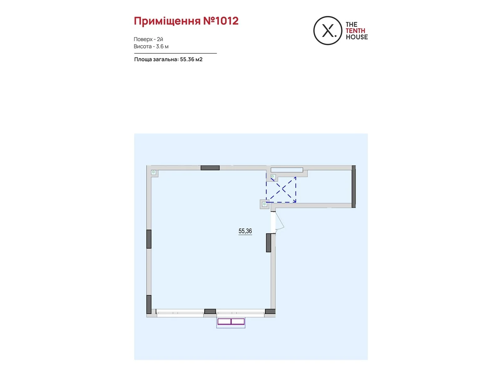 Продается офис 55.36 кв. м в бизнес-центре, цена: 132821 $ - фото 1