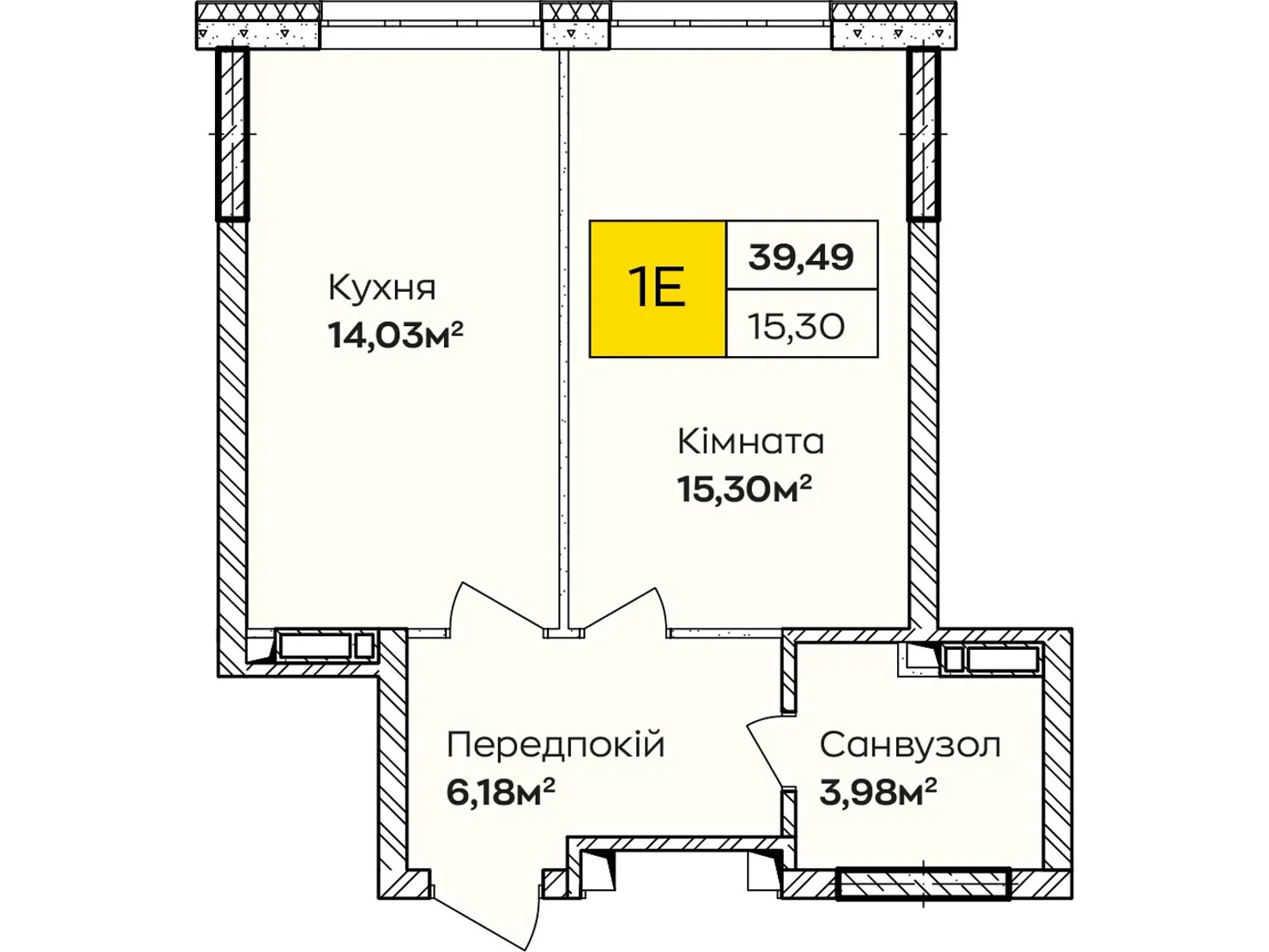 Продается 1-комнатная квартира 39 кв. м в Киеве, ул. Ивана Кочерги, 17А - фото 1