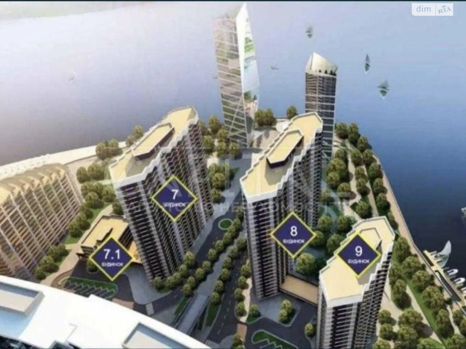 Продается 1-комнатная квартира 64 кв. м в Киеве, ул. Заречная - фото 1