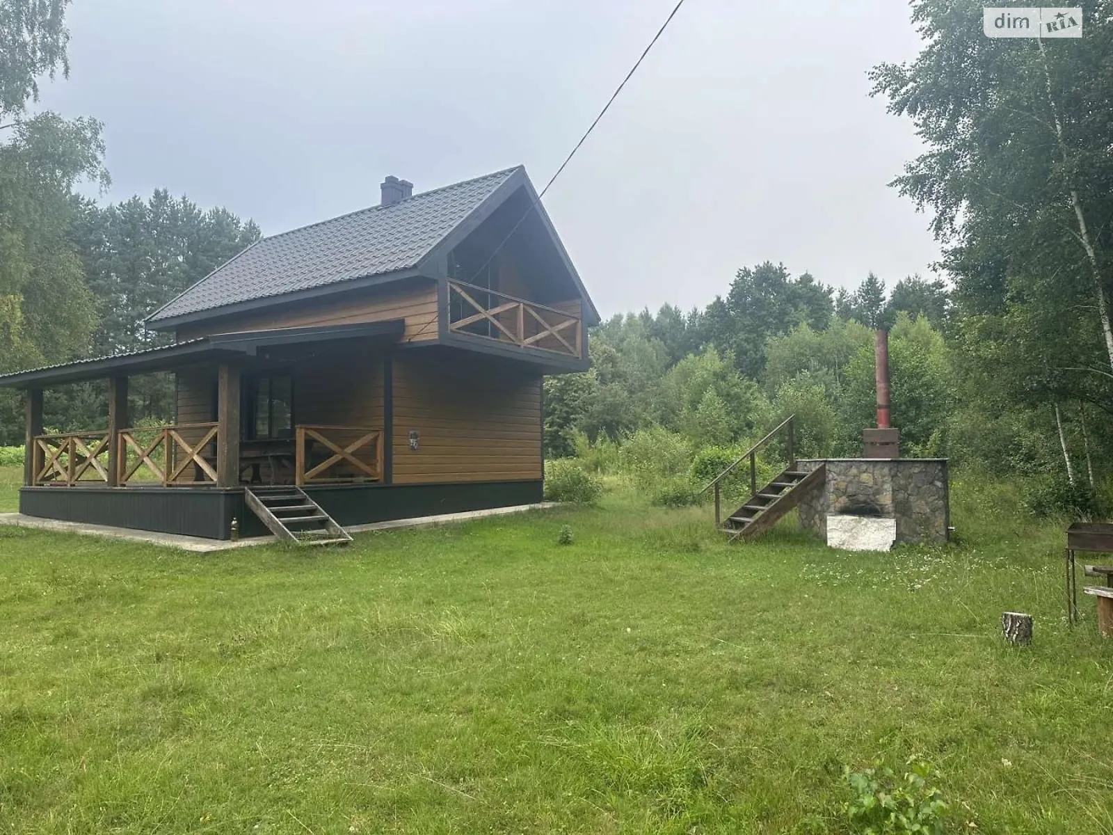 Продається будинок 2 поверховий 90 кв. м з каміном, Центральна - фото 1