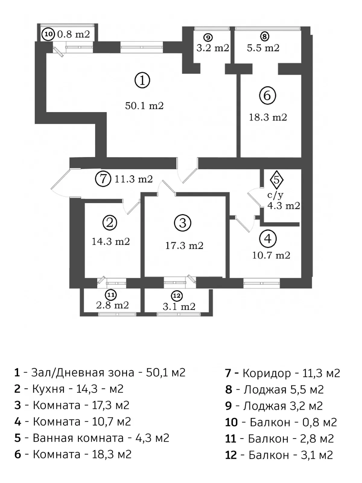Продається 5-кімнатна квартира 112.5 кв. м у Дніпрі, вул. Шодуарівська(Людмили Сталь пров.), 5 - фото 1