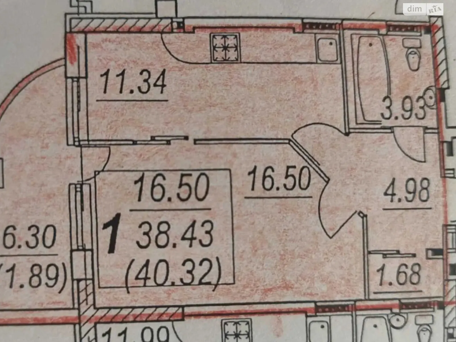 Продается 1-комнатная квартира 40 кв. м в Одессе, цена: 30000 $ - фото 1