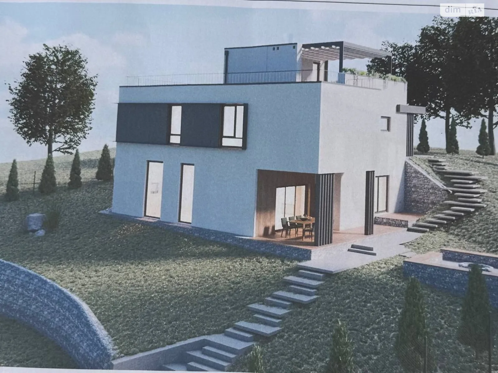 Продается дом на 2 этажа 198 кв. м с камином, цена: 150000 $ - фото 1