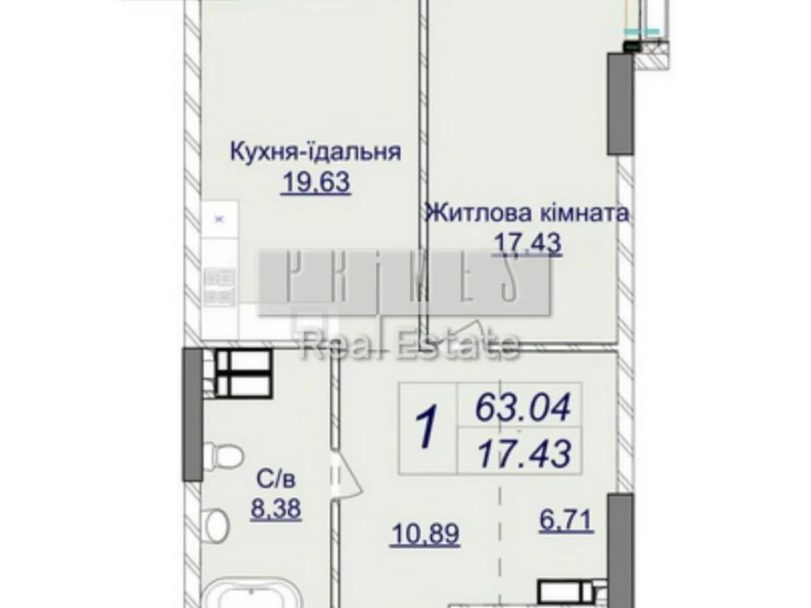 Продается 2-комнатная квартира 63 кв. м в Киеве, ул. Андрея Верхогляда(Драгомирова) - фото 1