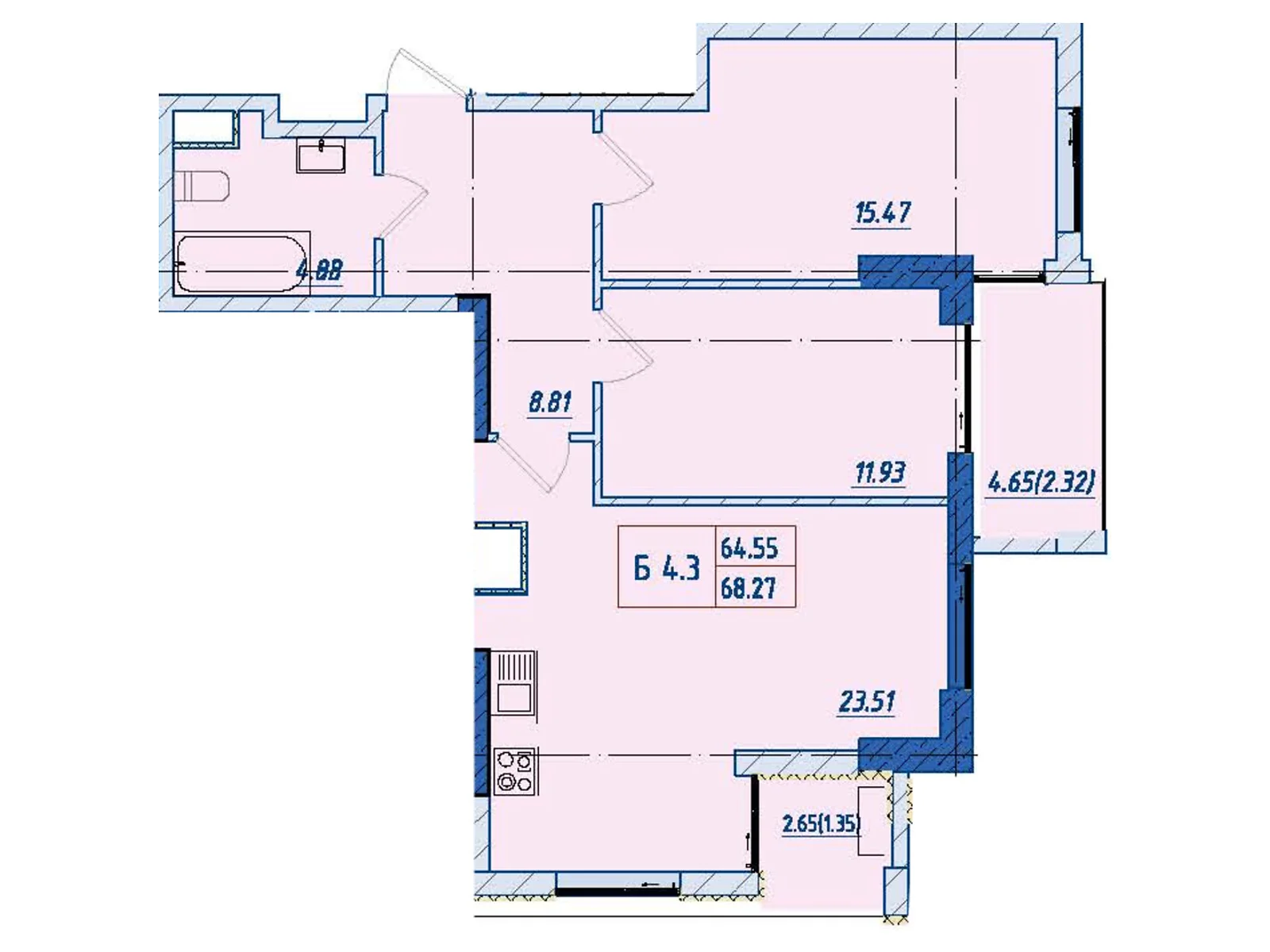 Продается 1-комнатная квартира 67.23 кв. м в Одессе, цена: 73953 $ - фото 1