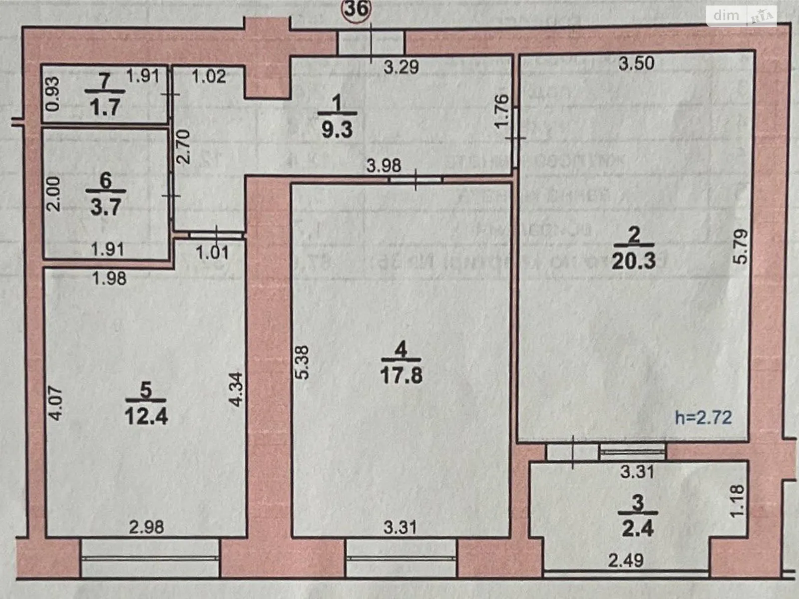 Продается 2-комнатная квартира 67.6 кв. м в Хмельницком, ул. Кармелюка, 3/6 - фото 1