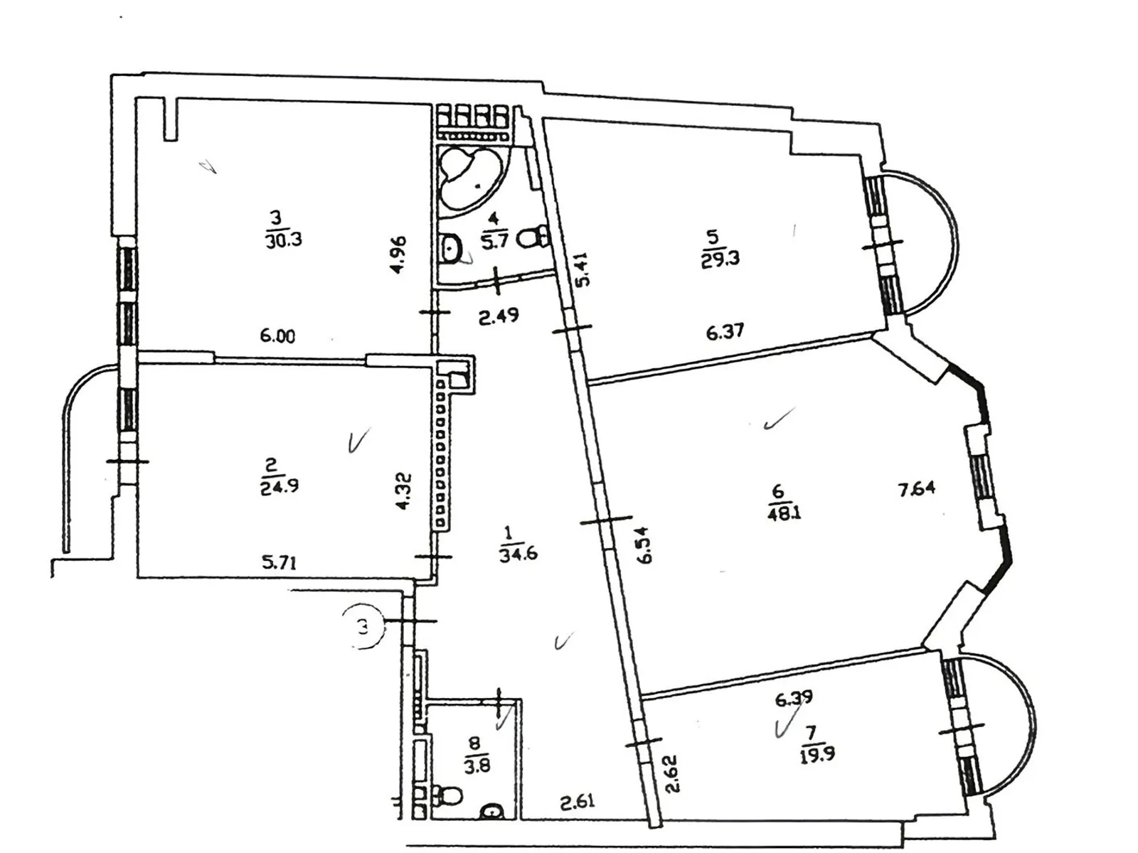 Здається в оренду офіс 240 кв. м в бізнес-центрі, цена: 2600 $ - фото 1