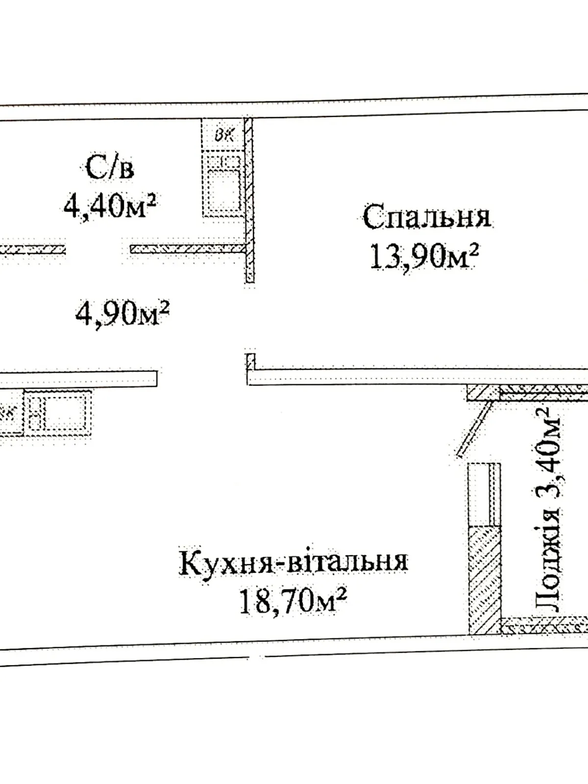 Продается 1-комнатная квартира 44 кв. м в Одессе, ул. Жаботинского - фото 1