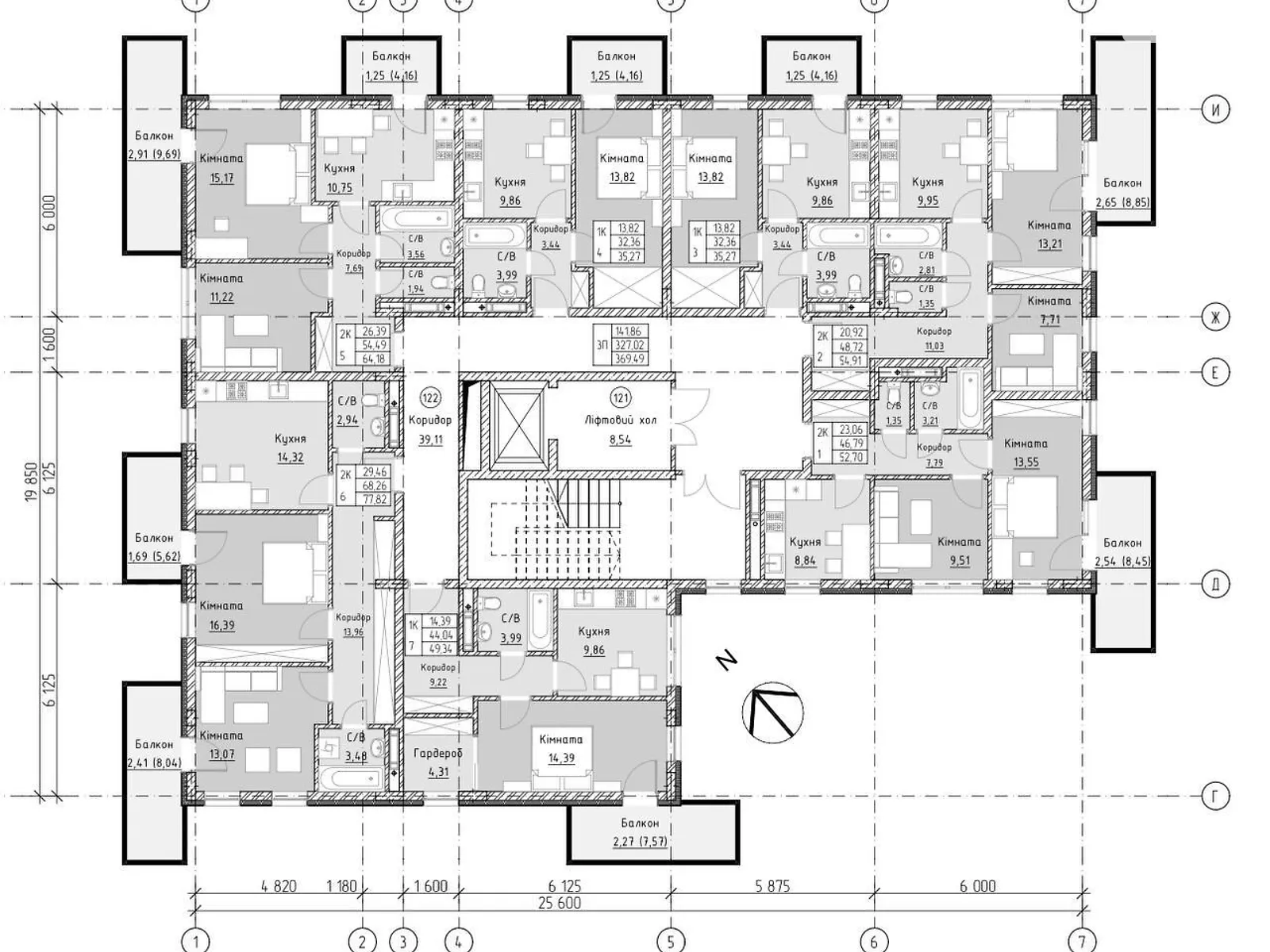 Продается 1-комнатная квартира 35.27 кв. м в Трускавце, ул. Петра Сагайдачного, 31 - фото 1