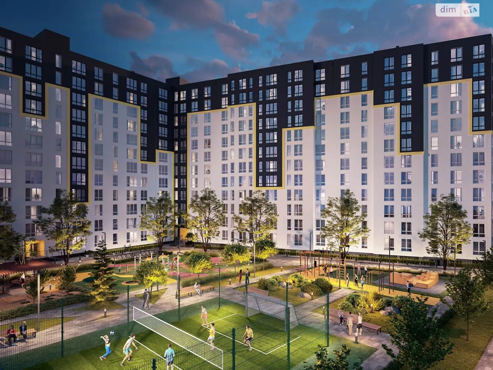 Продается 1-комнатная квартира 43.5 кв. м в Львове, ул. Железнодорожная, 7 - фото 1