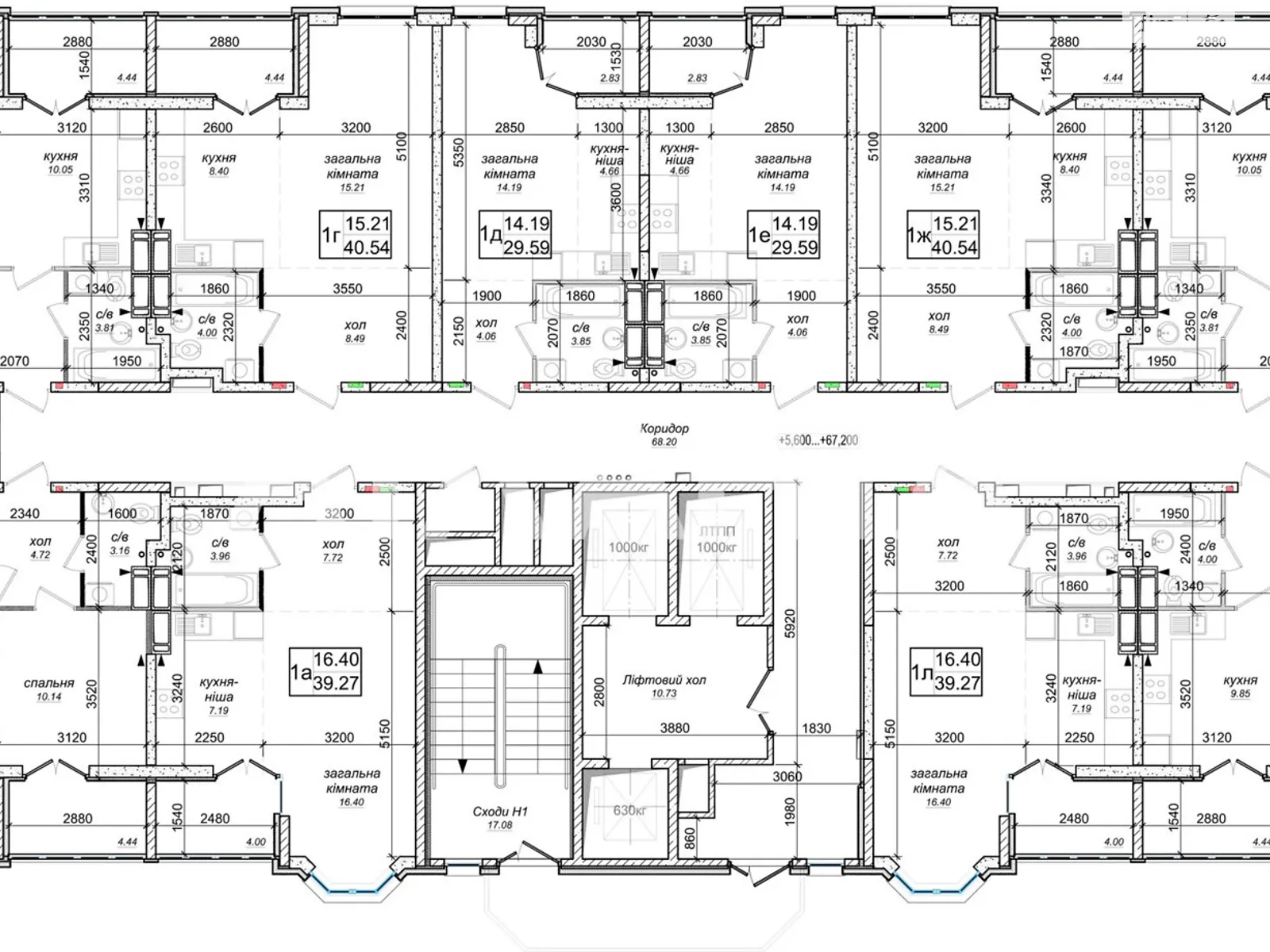 Продается 2-комнатная квартира 48.33 кв. м в Киеве, Одесское шоссе - фото 1