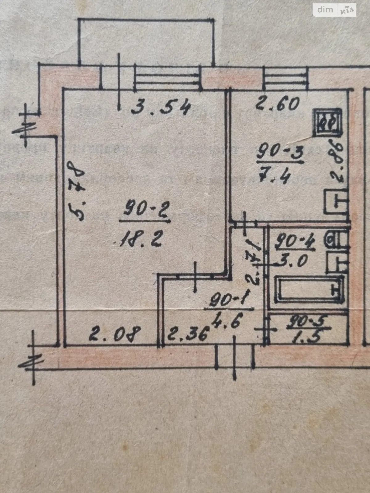 Продається 1-кімнатна квартира 35.6 кв. м у Володимире, вул. Ковельська, 140 - фото 1