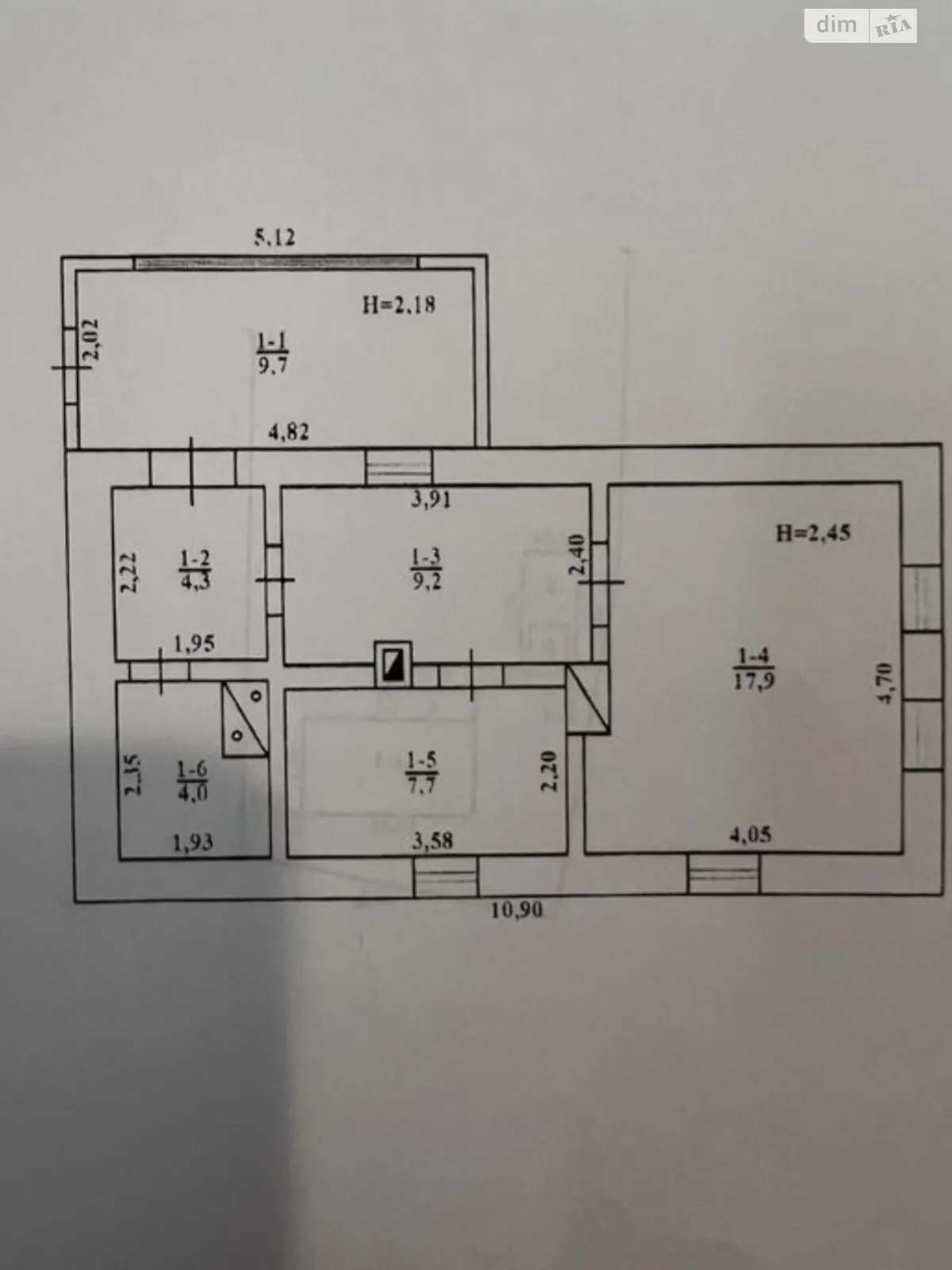Продається одноповерховий будинок 53 кв. м з ділянкою, цена: 15000 $ - фото 1