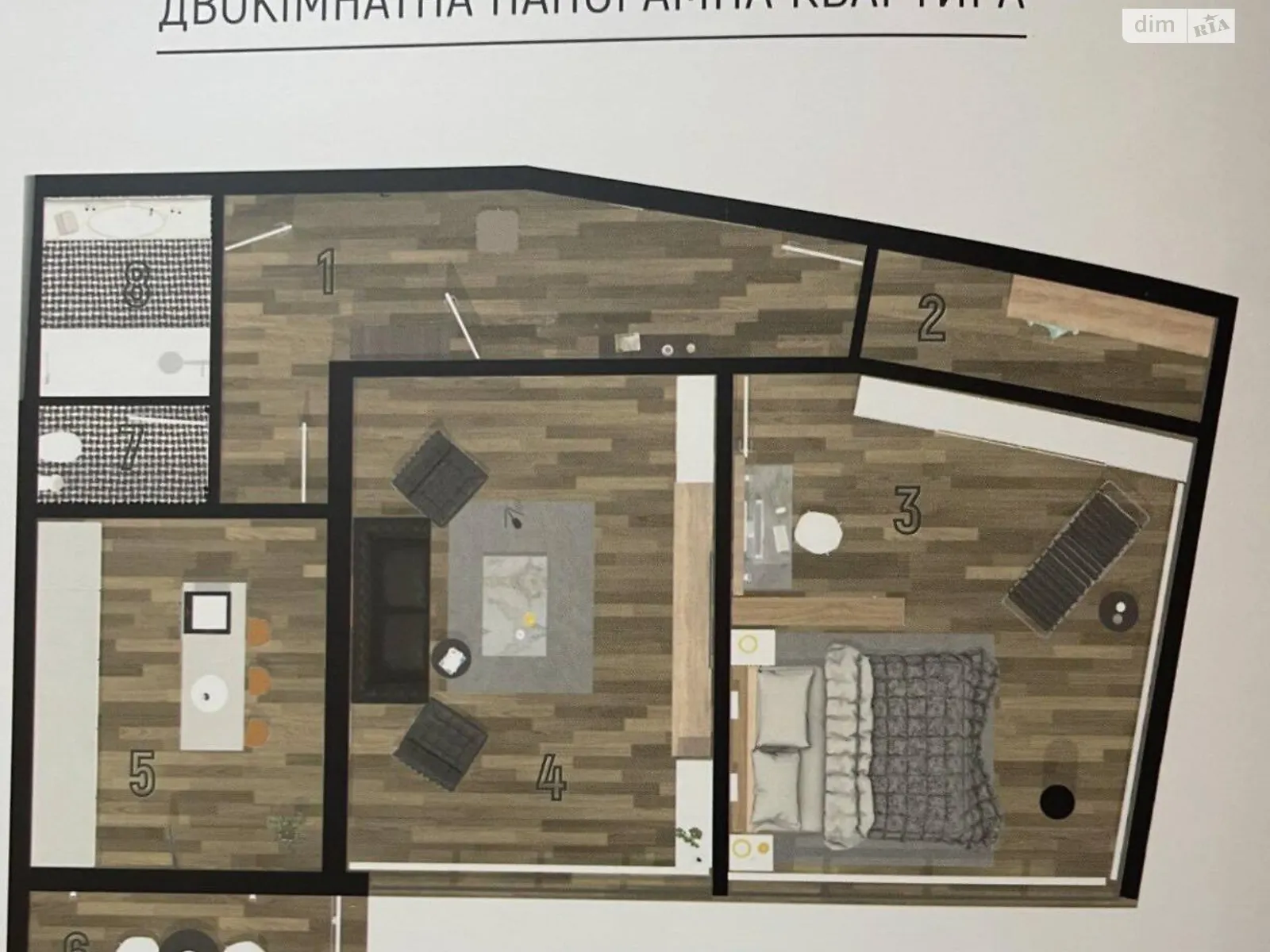 Продається 2-кімнатна квартира 69.5 кв. м у Львові, вул. Стрийська - фото 1