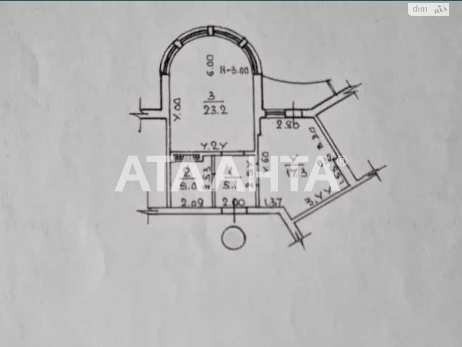 Продается 1-комнатная квартира 52 кв. м в Одессе, ул. Инглези, 6/1 - фото 1