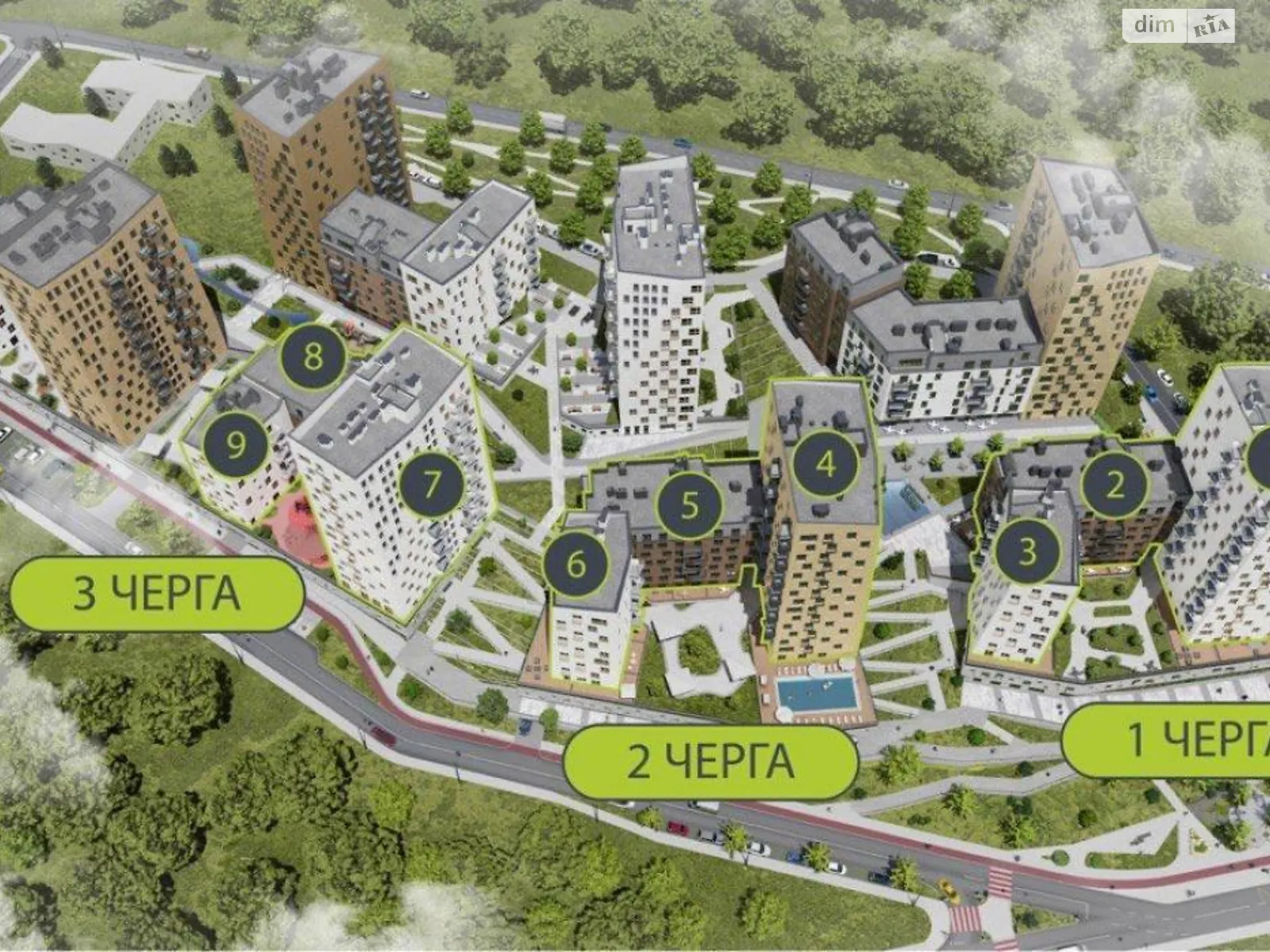 Продается 1-комнатная квартира 34.55 кв. м в Львове, ул. Щурата, 1 - фото 1