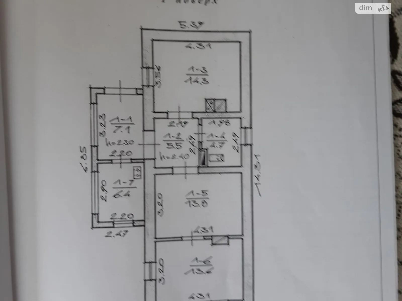 Продается одноэтажный дом 65.4 кв. м с террасой, цена: 30000 $ - фото 1