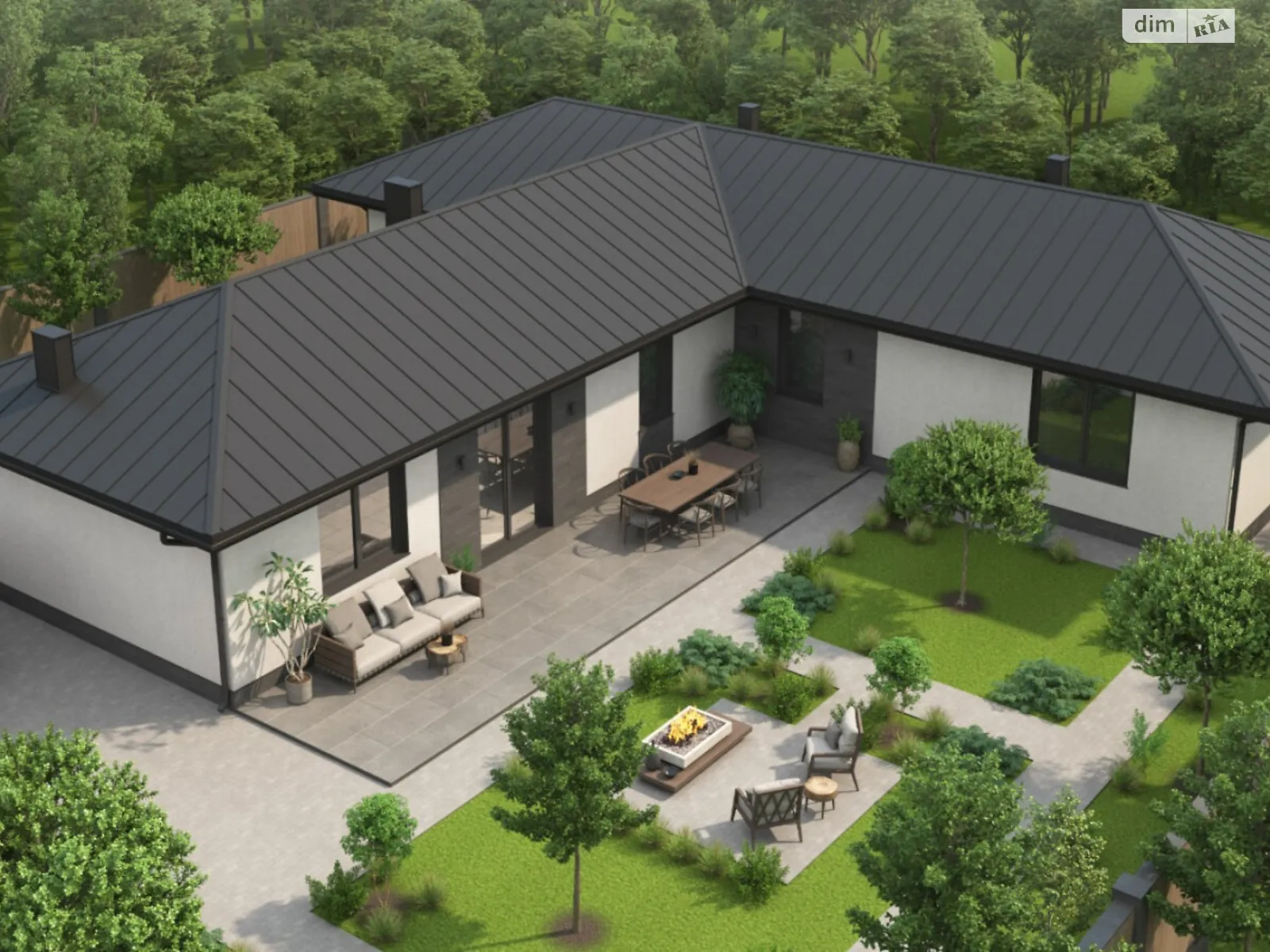 Продается одноэтажный дом 150 кв. м с гаражом, цена: 82500 $ - фото 1