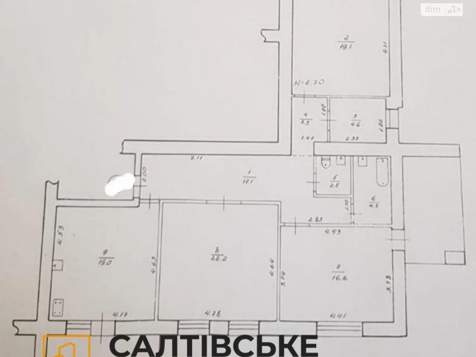 Продається 3-кімнатна квартира 123 кв. м у Харкові, вул. Академіка Павлова, 160Д - фото 1
