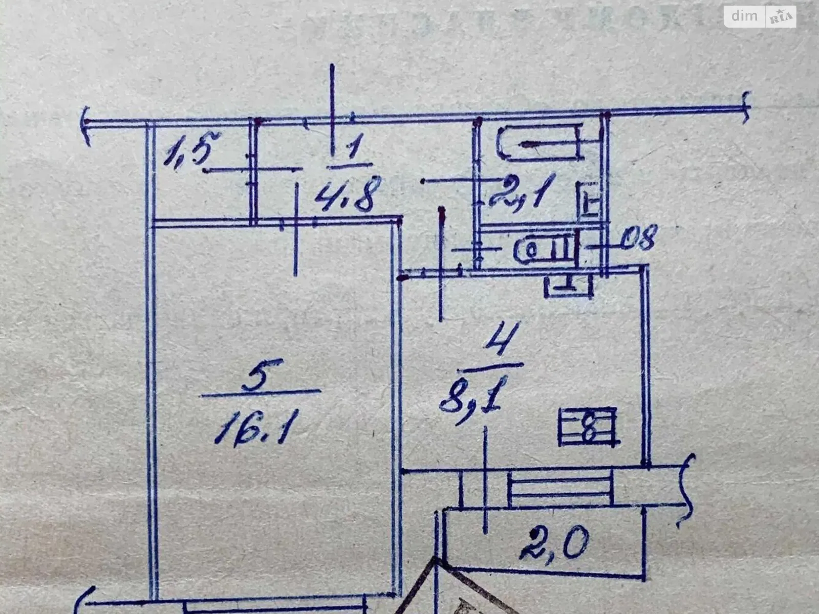 Продається 1-кімнатна квартира 35 кв. м у Києві, вул. Райдужна, 22 - фото 1
