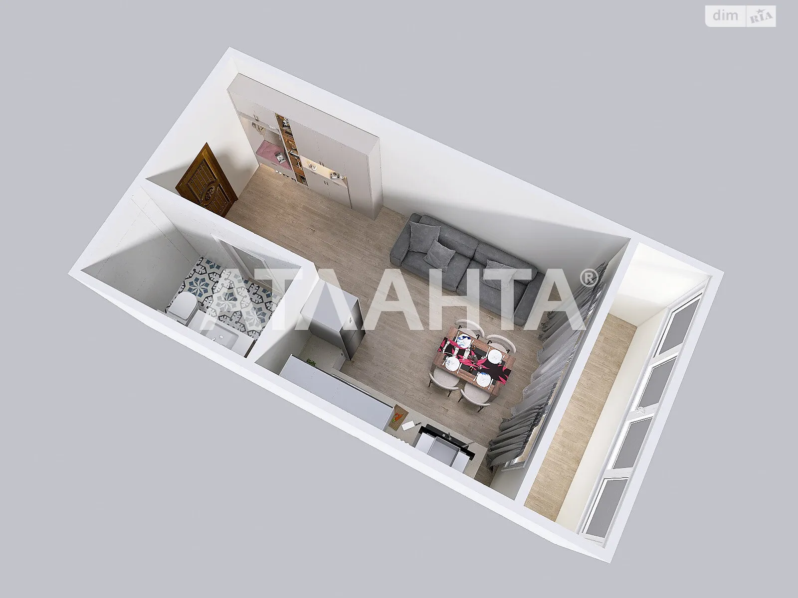 Продається 1-кімнатна квартира 25.2 кв. м у Одесі, вул. Пішонівська - фото 1