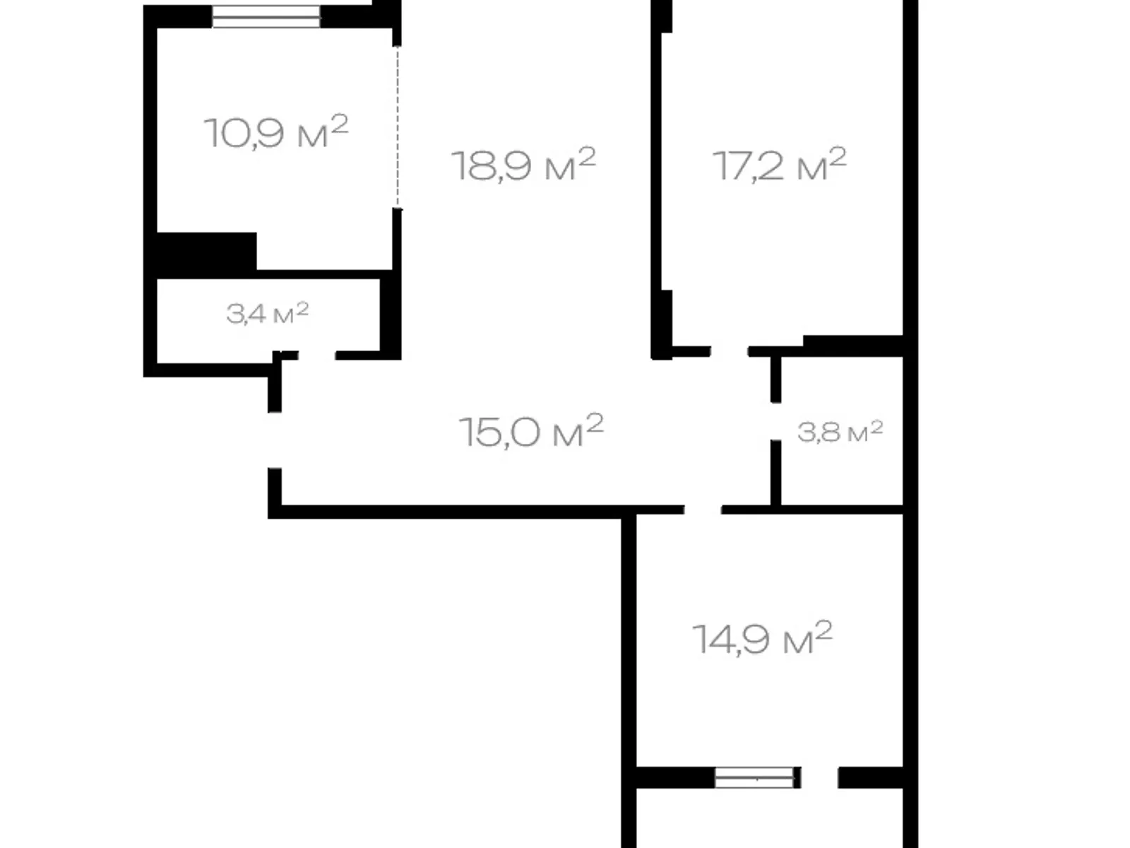 Продается 3-комнатная квартира 89 кв. м в Киеве, ул. Васильченко, 3 - фото 1