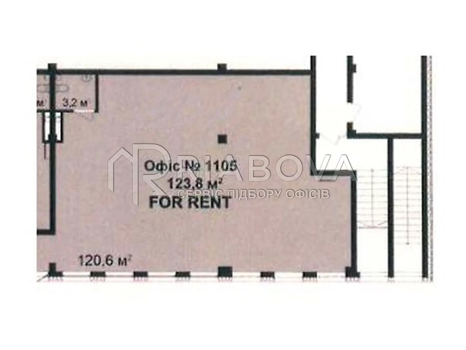 Сдается в аренду офис 123.8 кв. м в бизнес-центре, цена: 3714 $ - фото 1