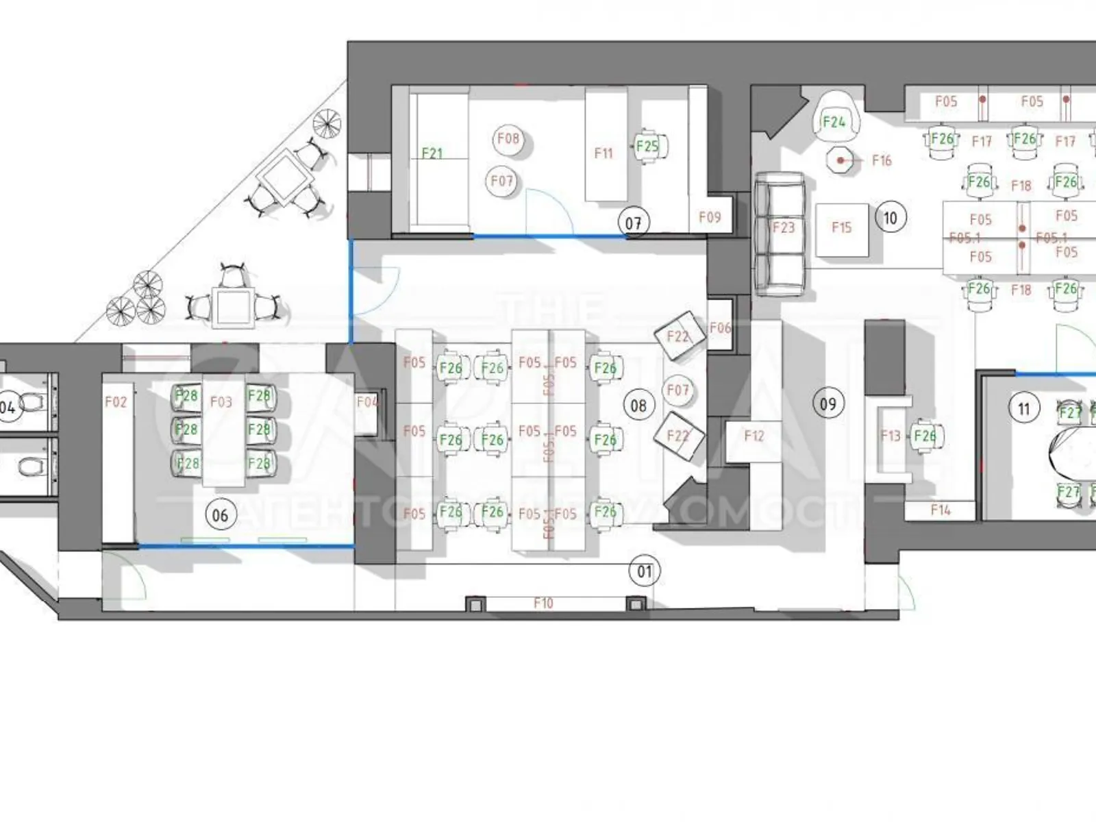 Сдается в аренду офис 180 кв. м в бизнес-центре, цена: 8500 $ - фото 1