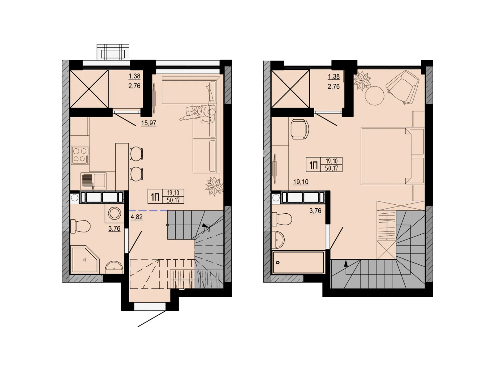 Продается 1-комнатная квартира 50.11 кв. м в Киеве, вул. Николая Кибальчича, 1 - фото 1