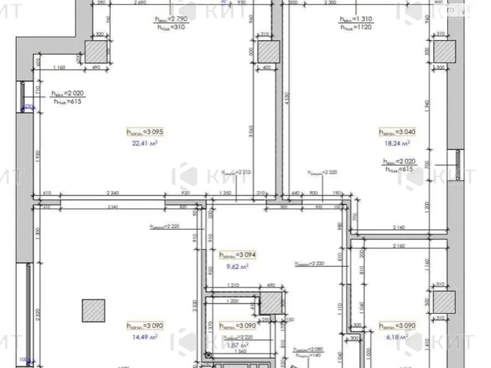 Продается 2-комнатная квартира 72 кв. м в Харькове, цена: 55000 $ - фото 1