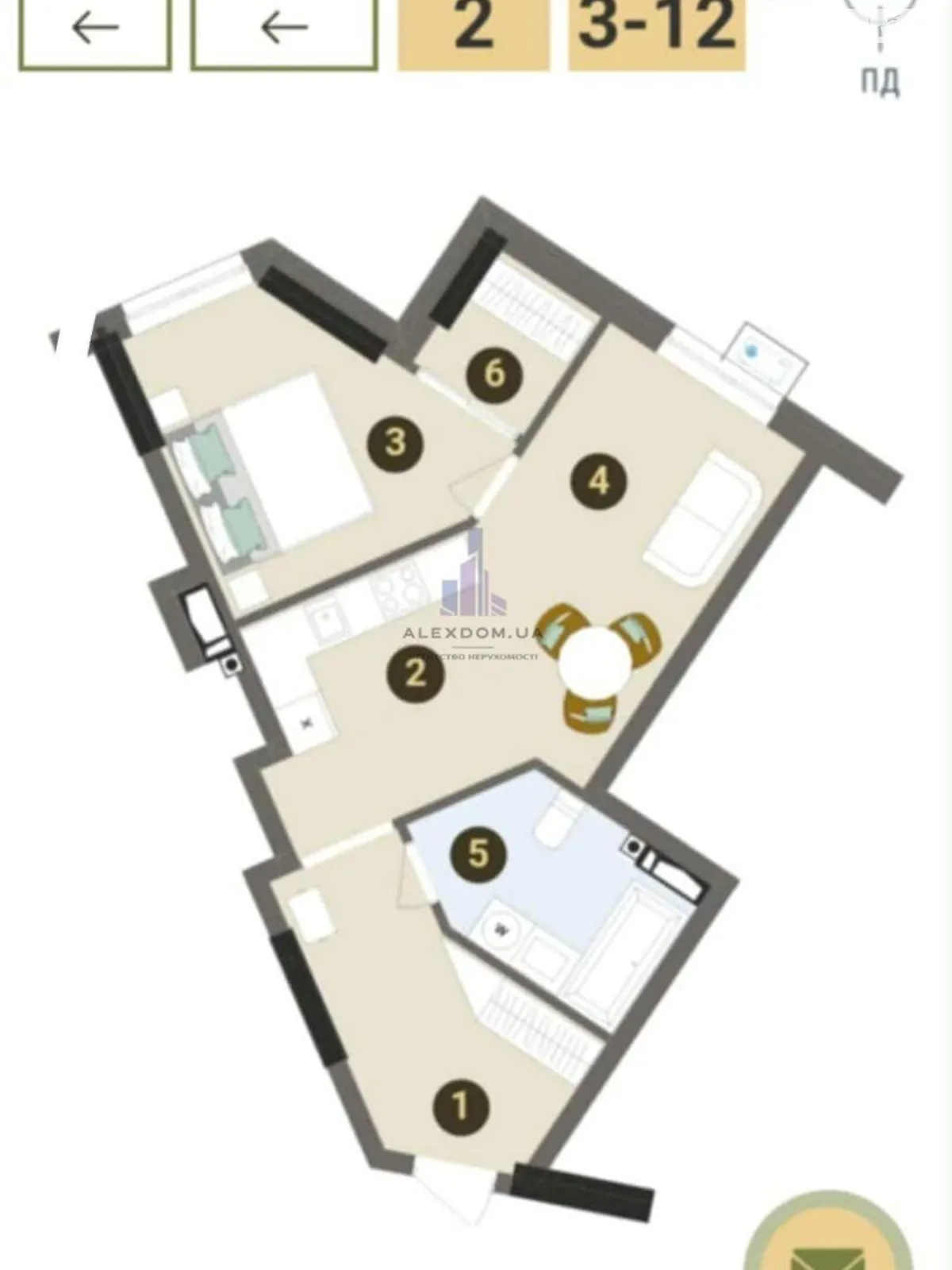 Продається 1-кімнатна квартира 46 кв. м у Києві, вул. Львівська, 18Б - фото 1