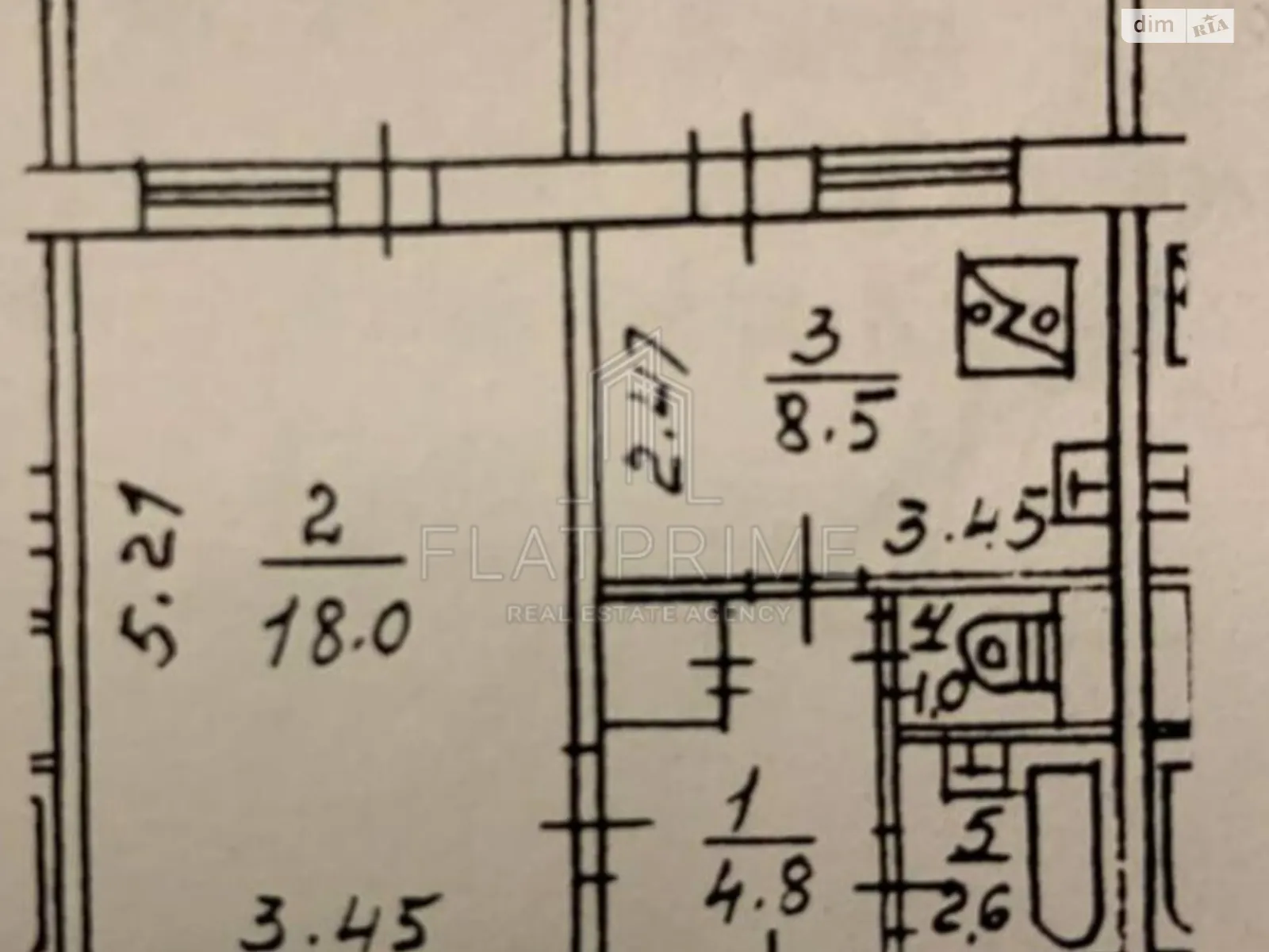 Продается 1-комнатная квартира 38.9 кв. м в Киеве, ул. Радужная, 35 - фото 1