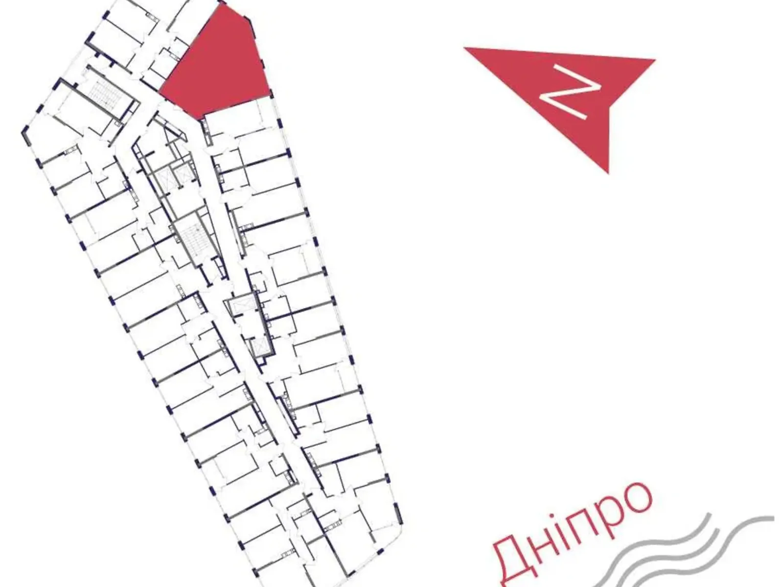 Продается 2-комнатная квартира 75 кв. м в Киеве, ул. Причальная, 9 - фото 1