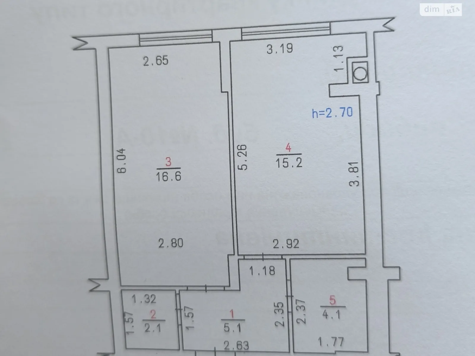 Продається 1-кімнатна квартира 43.1 кв. м у Хмельницькому, вул. Свободи, 12А - фото 1