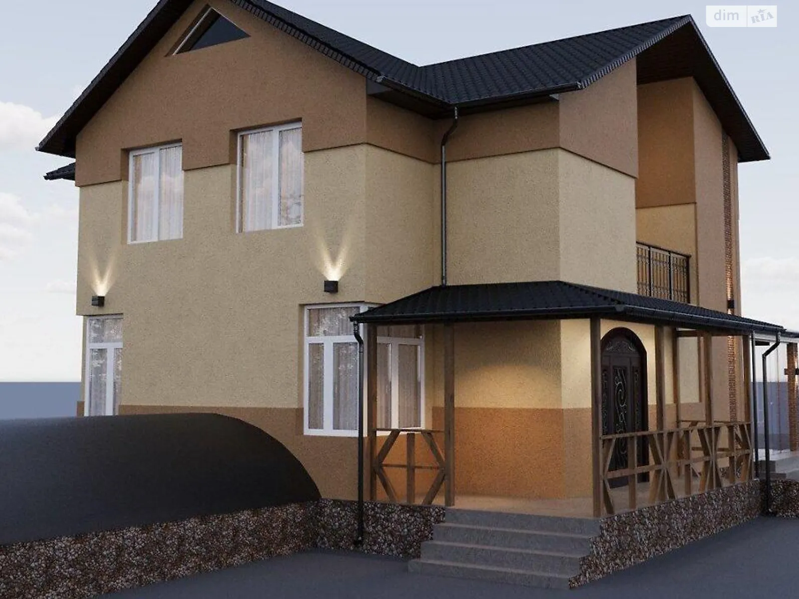 Продается дом на 2 этажа 294.8 кв. м с подвалом, цена: 168000 $ - фото 1