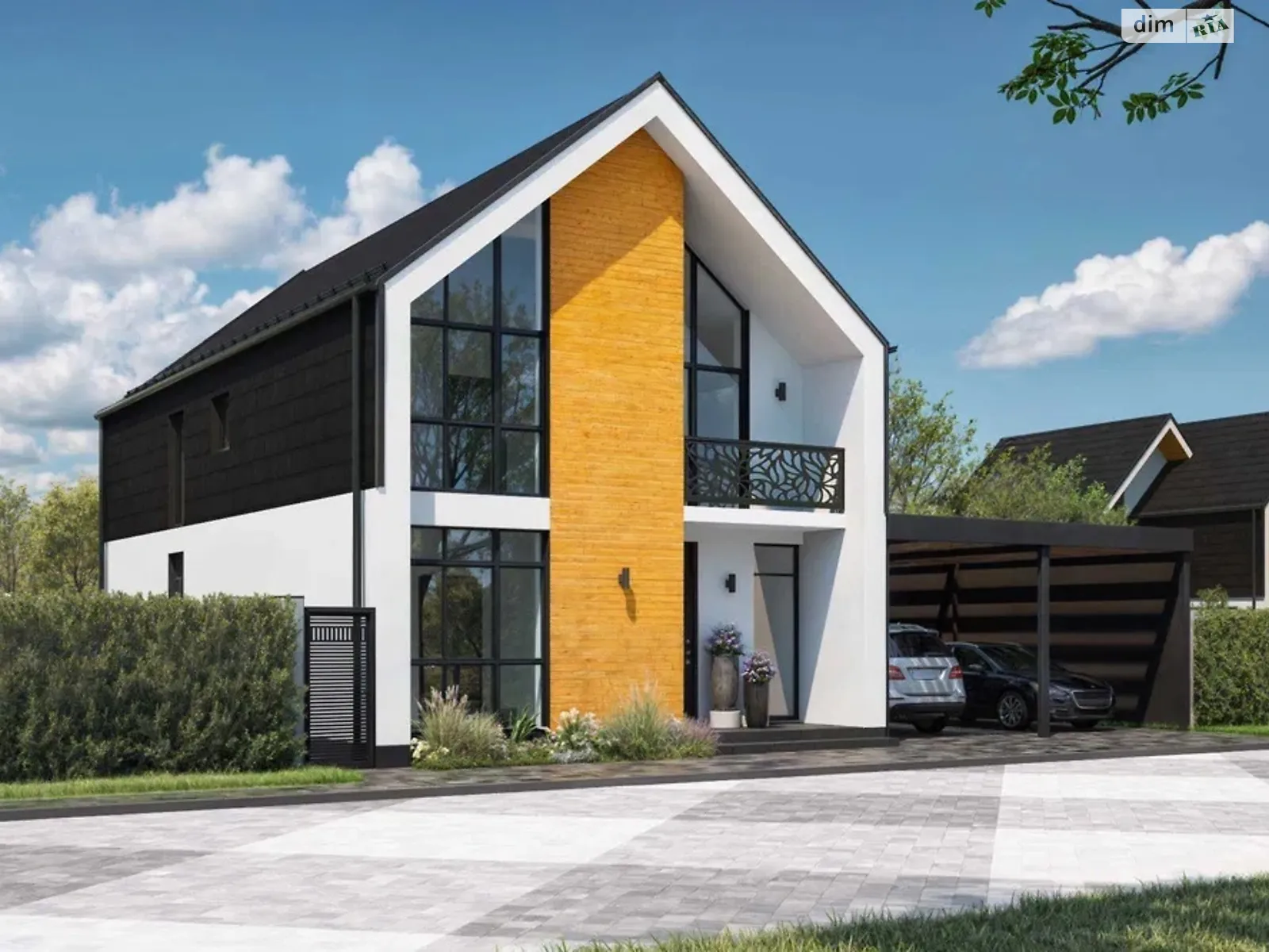 Продается дом на 2 этажа 130 кв. м с камином, цена: 106020 $ - фото 1