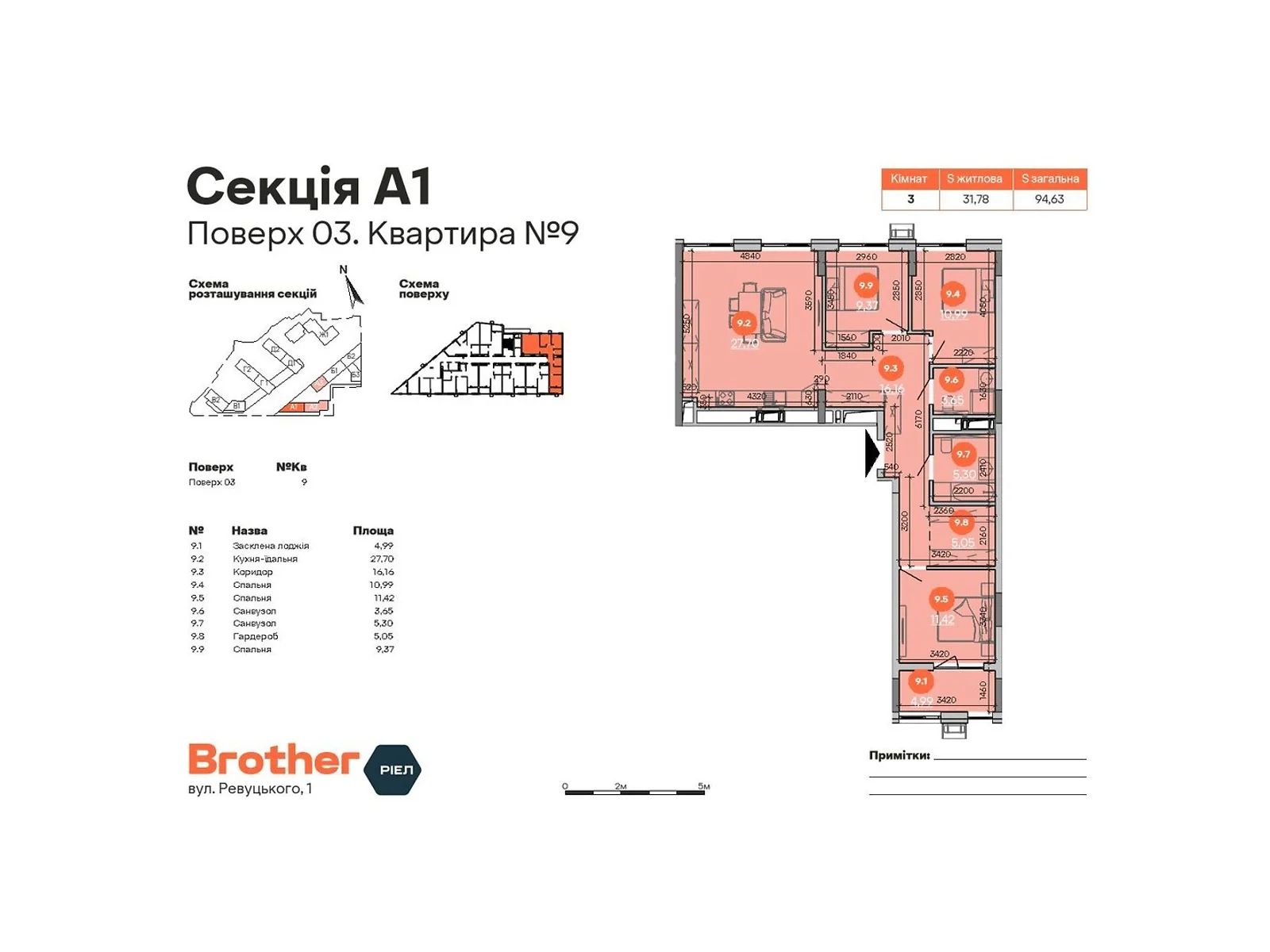 вул. Ревуцького, 1 Нова Дарниця Київ ЖК Brother, цена: 90296 $ - фото 1