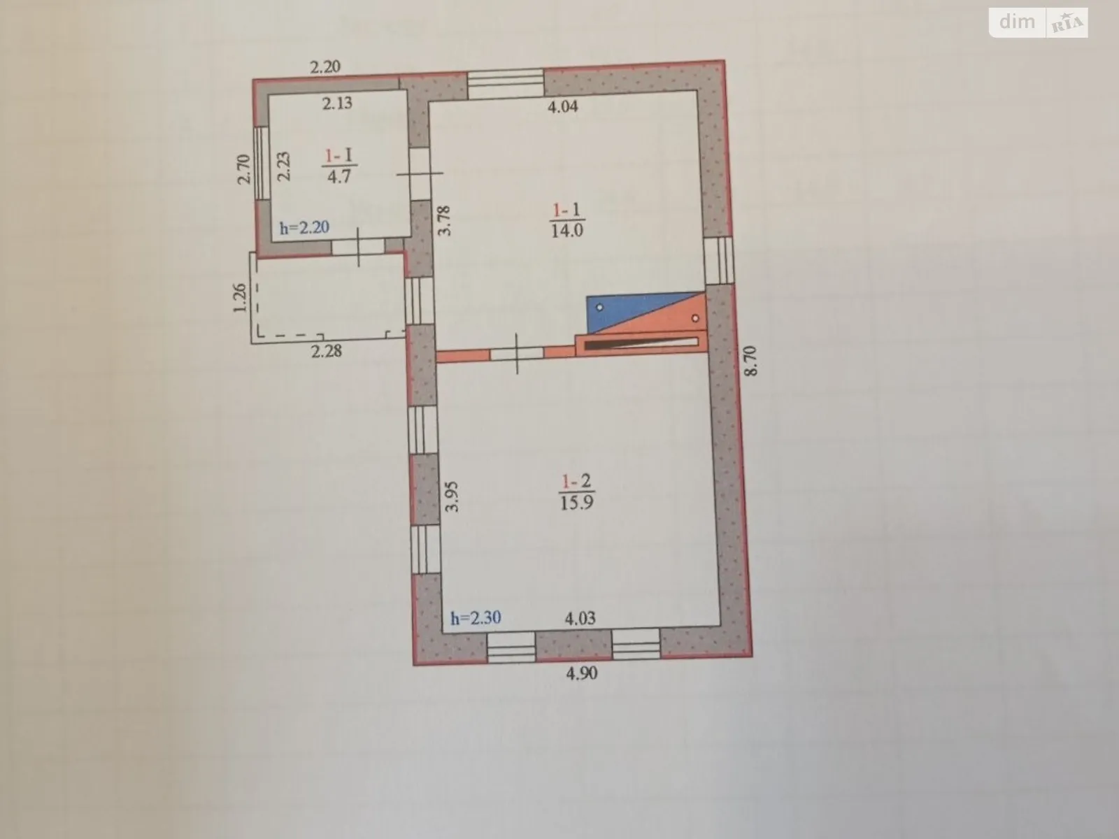 Продается одноэтажный дом 34.6 кв. м с беседкой, цена: 10500 $ - фото 1
