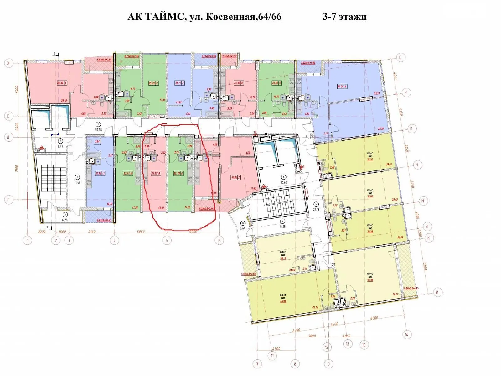 Продається 1-кімнатна квартира 22.67 кв. м у Одесі, вул. Косвена - фото 1