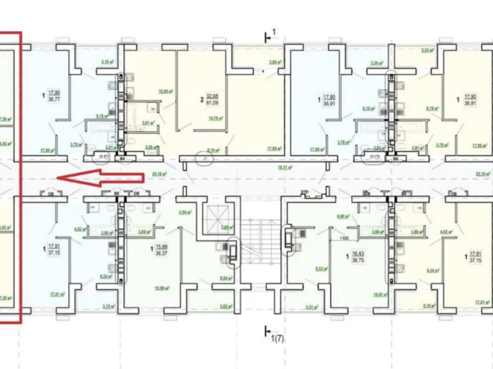 Продается 2-комнатная квартира 80 кв. м в Харькове, ул. Борткевича, 11 - фото 1