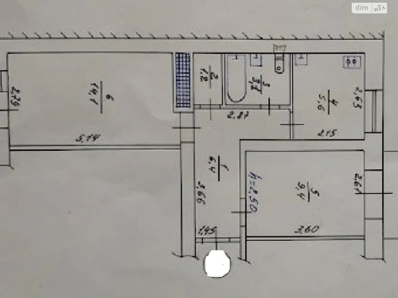 Продается 2-комнатная квартира 43 кв. м в Полтаве, ул. Григория Левченко(Сапиго) - фото 1