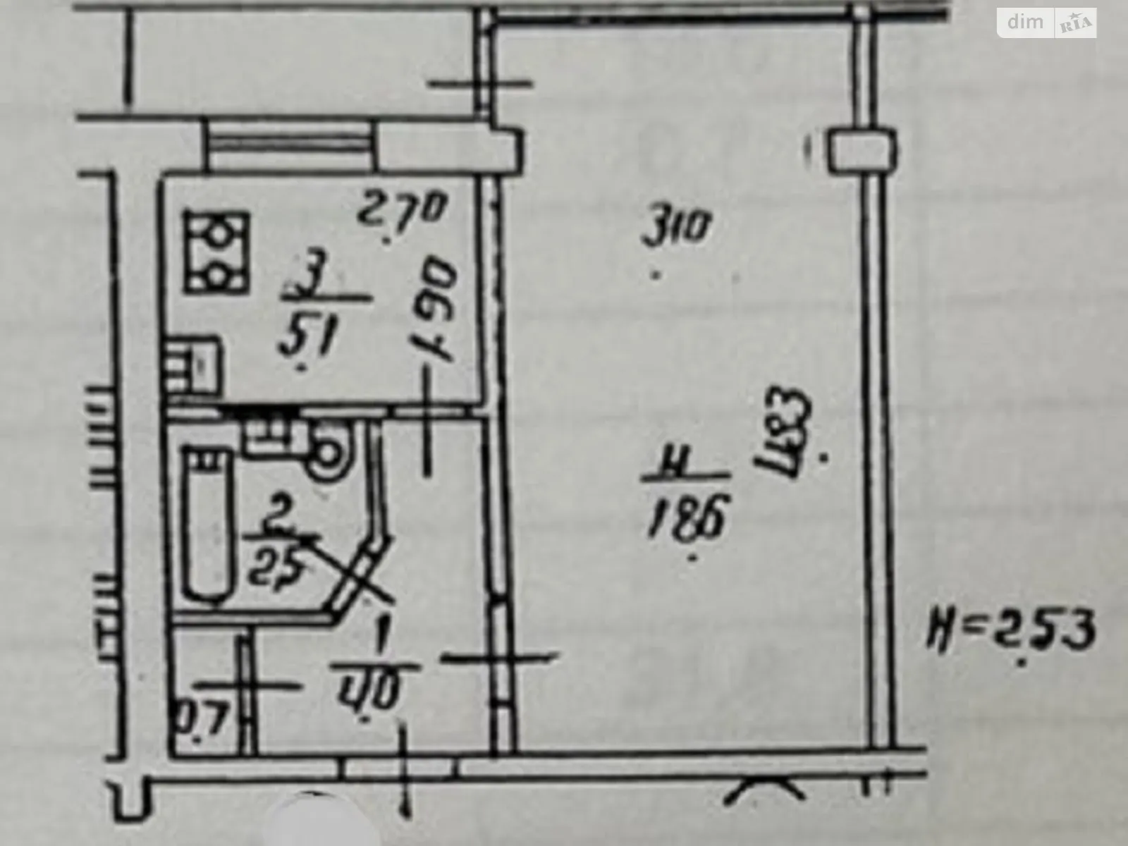 Продается 1-комнатная квартира 31.8 кв. м в Киеве, ул. Митрополита Василия Липковского(Урицкого), 11 - фото 1
