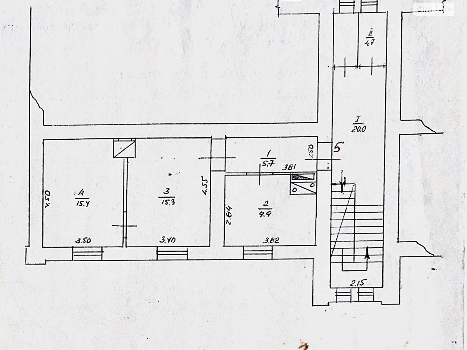 Продается 2-комнатная квартира 46 кв. м в, цена: 7500 $ - фото 1